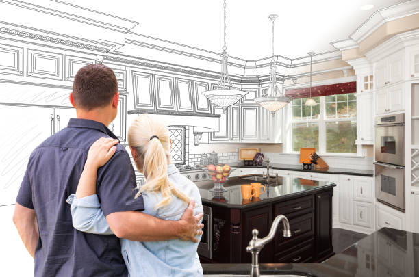 Professional Kitchen Island Installation technician working in Hudson, WI